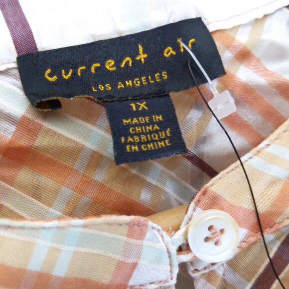 NEW Current Air Blouse Womens Size 1X - Picture 3 of 6